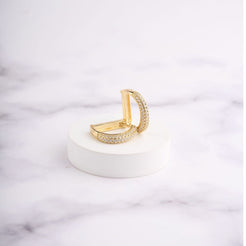 D Hoop Earrings