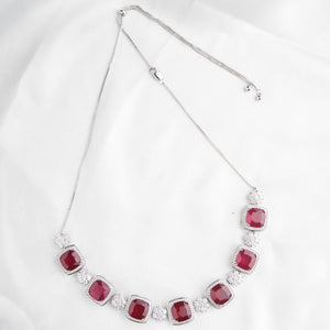 Danya Necklace in Red