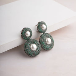 Daphne Earrings - Green