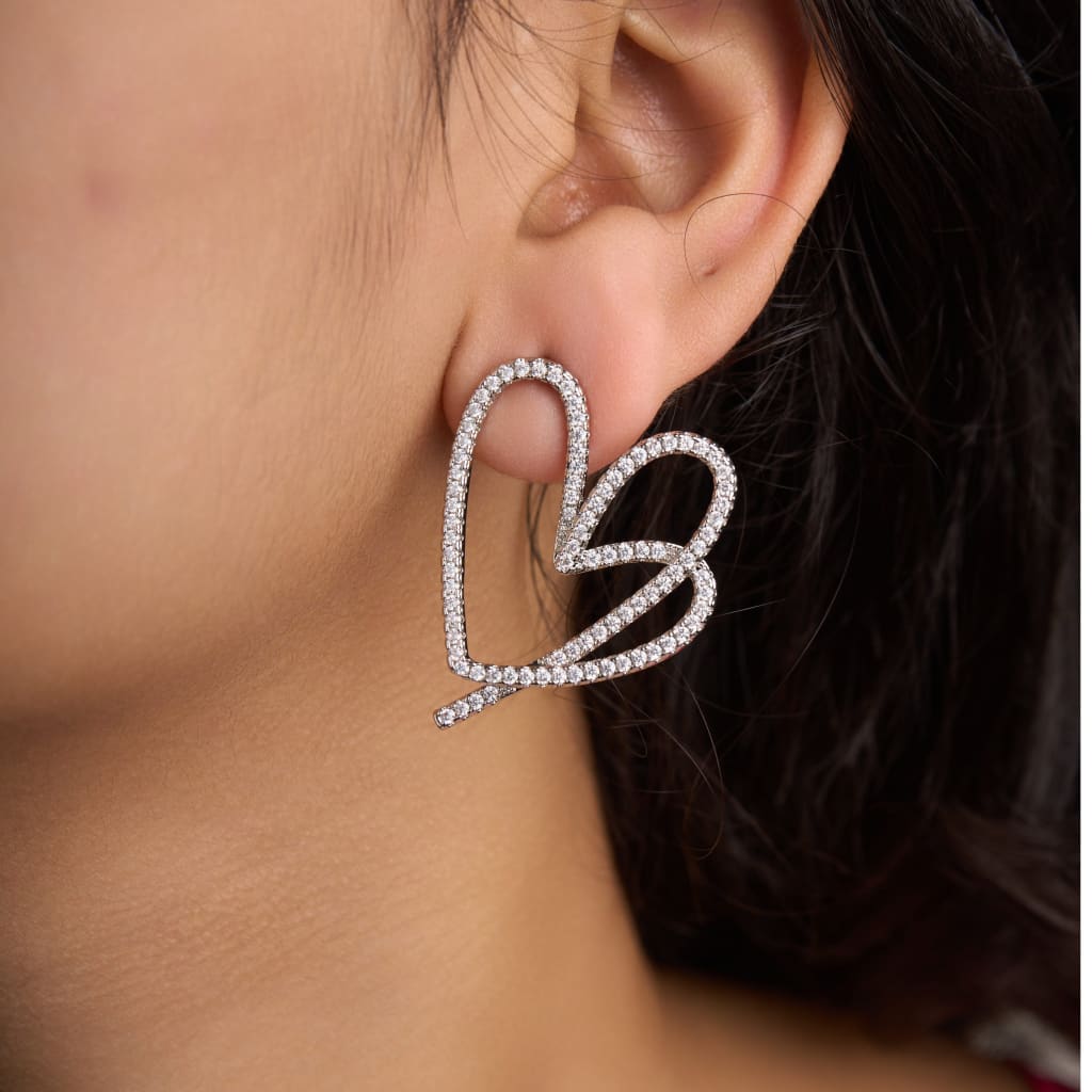 Double Heart Earrings