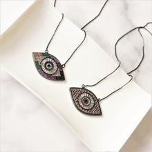 Load image into Gallery viewer, Electric Evil Eye Pendant
