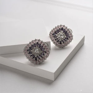 Eliaa Earrings - Purple