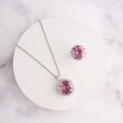 Elias Pendant Set-Pink Mozaati