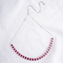 Load image into Gallery viewer, Emerald Cut Necklace - Red
