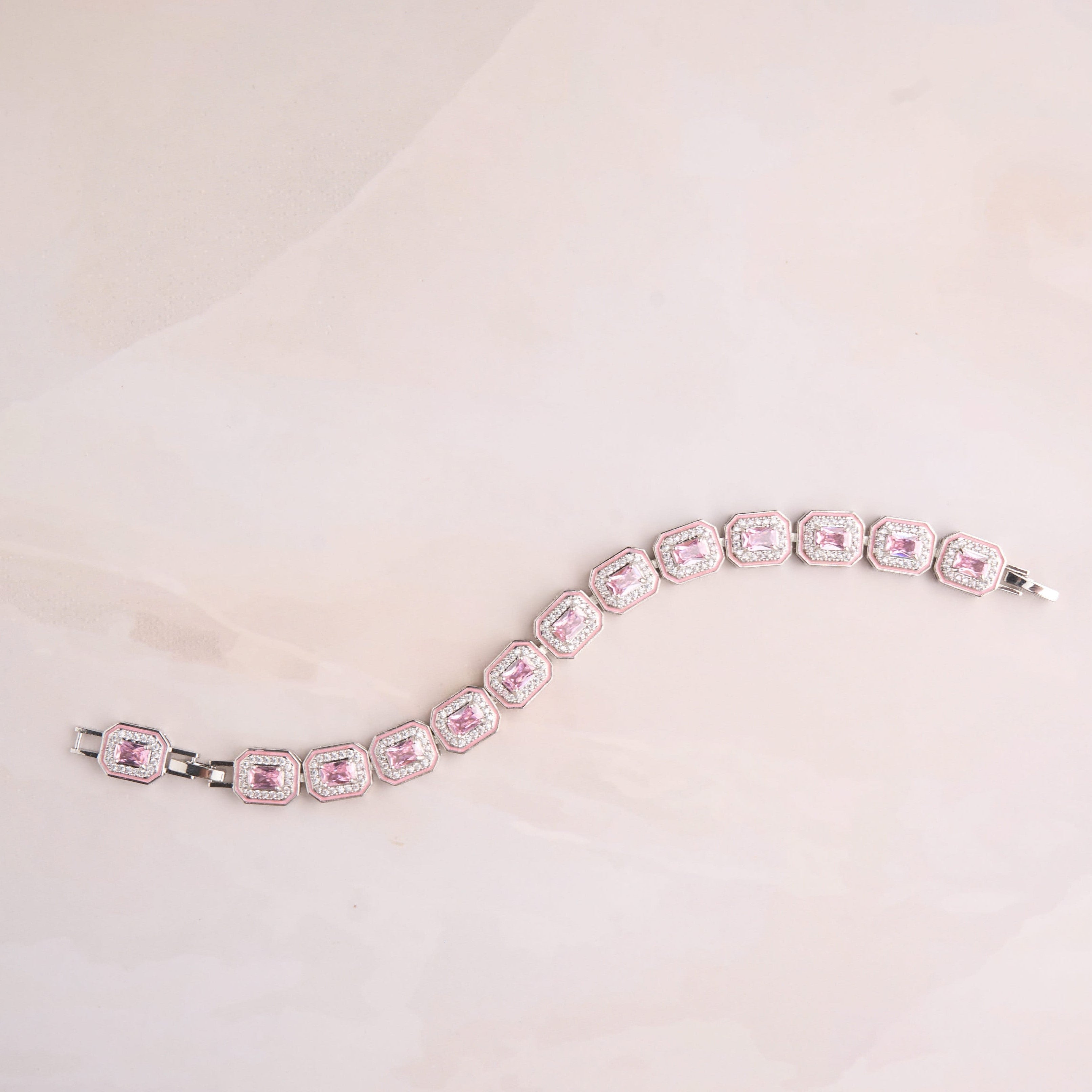 Enamel Rectangle  Bracelet Mozaati