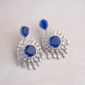 Flynn Earrings - Blue