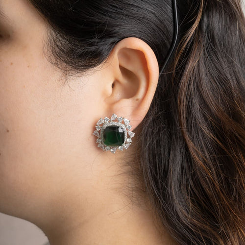 Giselle Earrings - Green