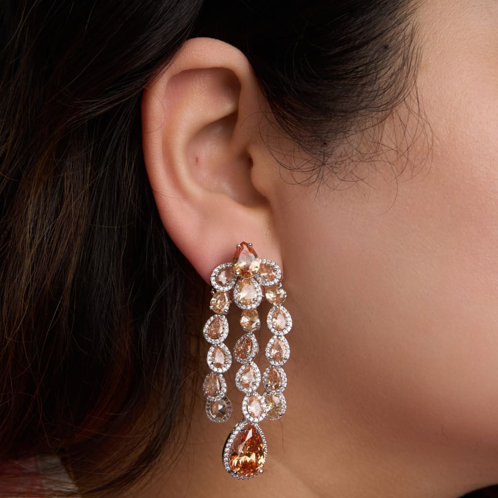 Gleam Earrings - Yellow