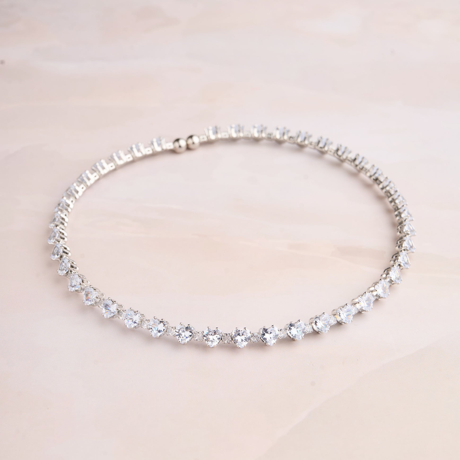 Heart Expandable Necklace Mozaati