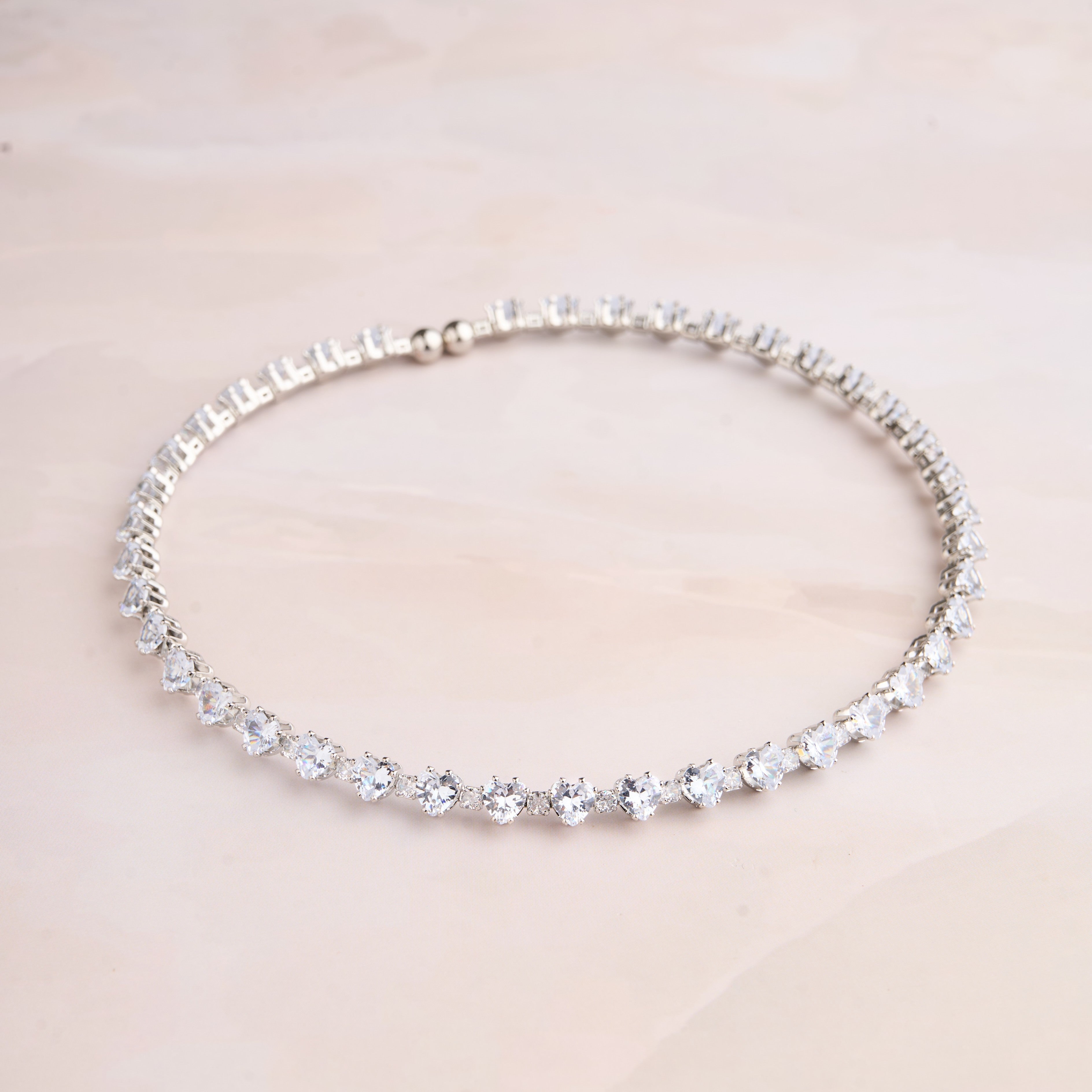 Heart Expandable Necklace Mozaati