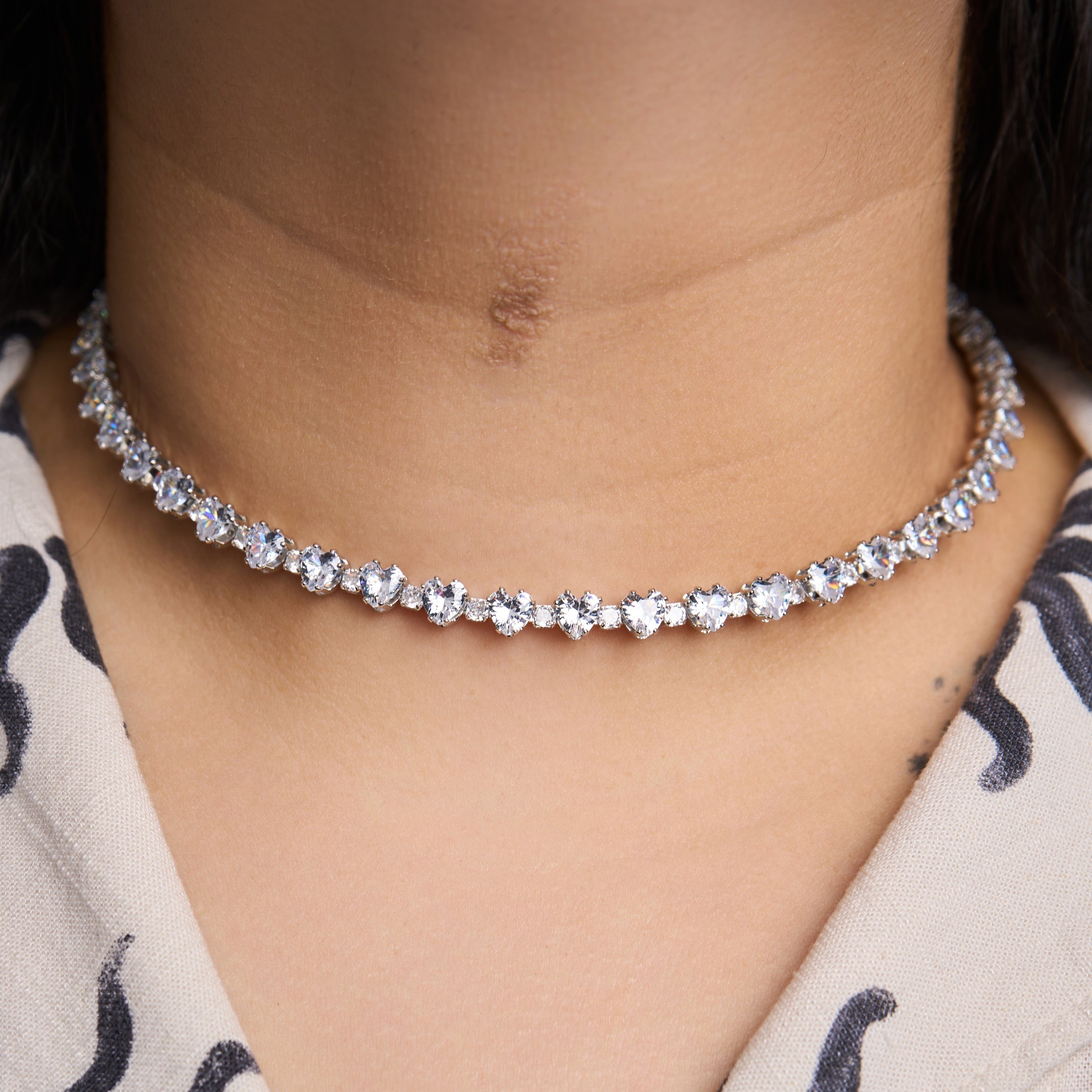 Heart Expandable Necklace Mozaati