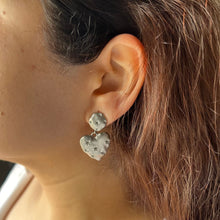Load image into Gallery viewer, Heart Star Earrings
