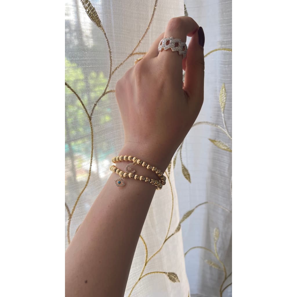 Horse Shoe Ball Bracelet