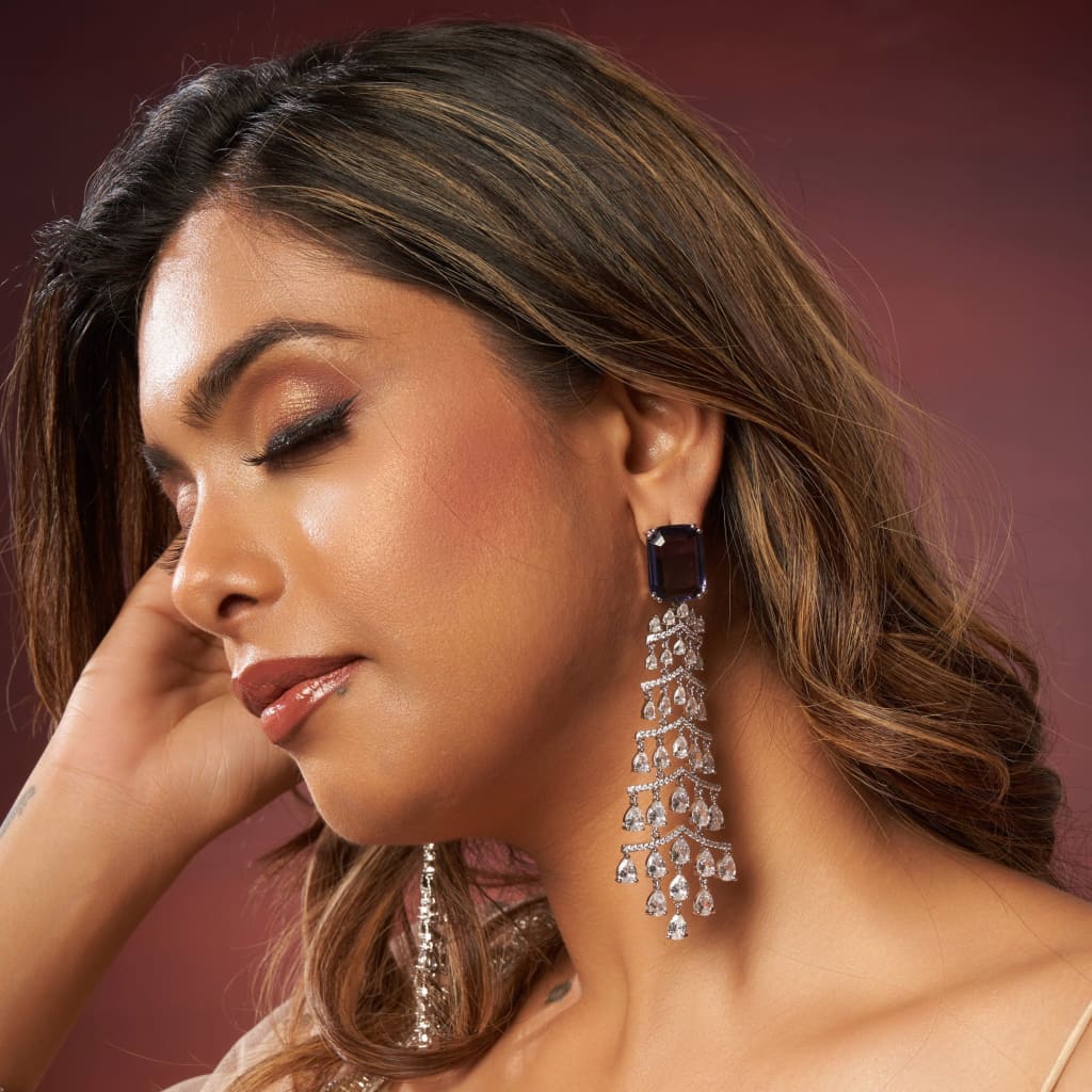 Iha Earrings - Purple