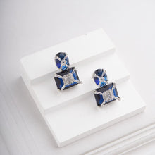 Load image into Gallery viewer, Inlay Earrings - Blue
