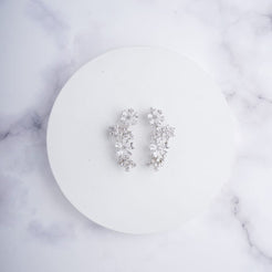 Irene Earrings - White