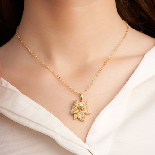 Iris Necklace - Gold
