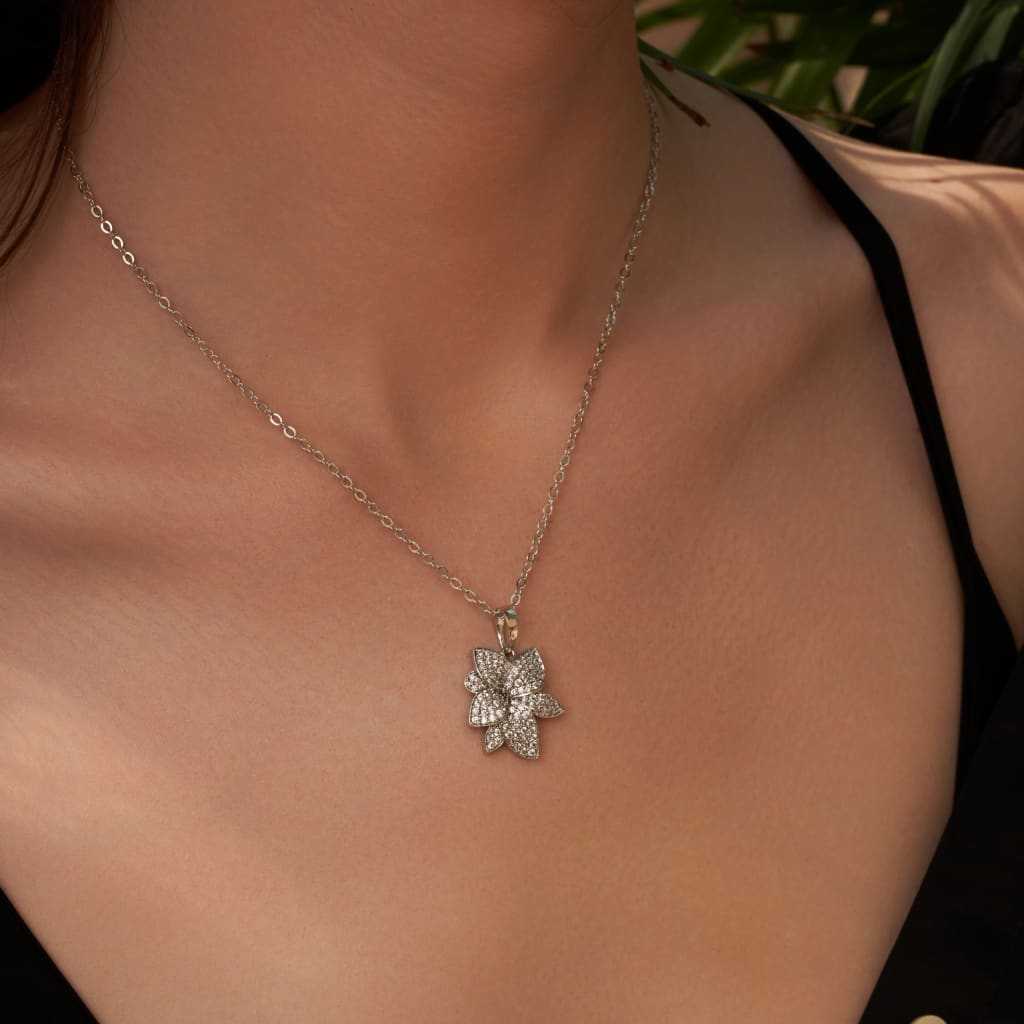 Iris Necklace - Silver