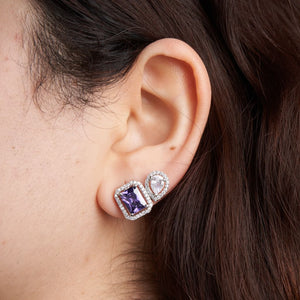 Jack Earrings - Purple