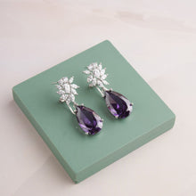 Load image into Gallery viewer, Jaslyn Earrings - Purple
