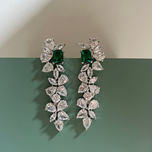 Kavya Earrings - Green