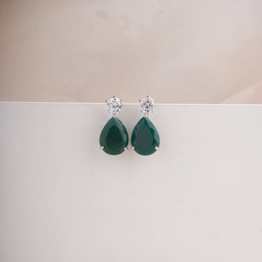 Liara Earrings - Green