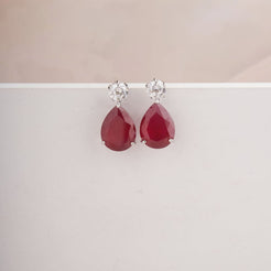 Liara Earrings - Red