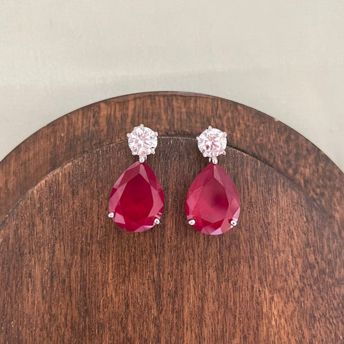 Liara Earrings - Red