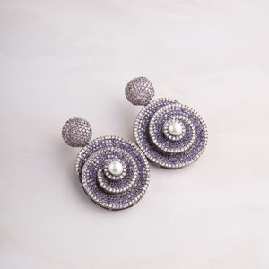Lucetta Earrings - Purple