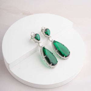 Maribel Earrings - Green