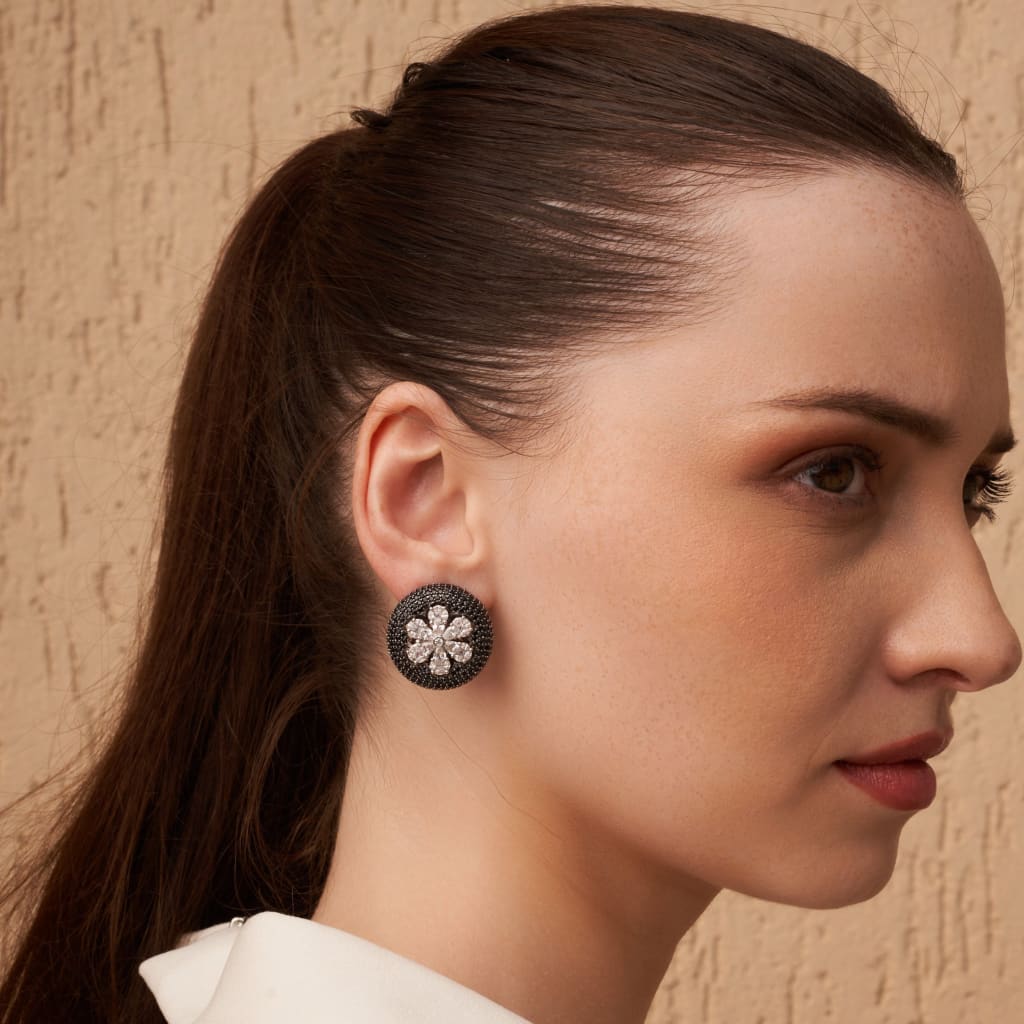 Marigold Earrings - Black