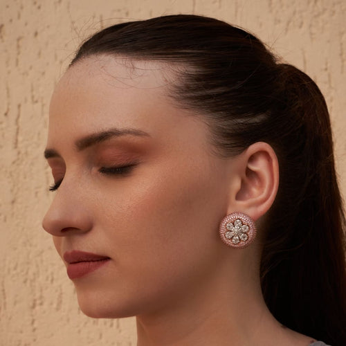 Marigold Earrings - Rose