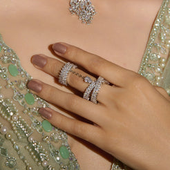 Marquise Dual Ring Mozaati