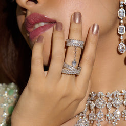 Marquise Dual Ring Mozaati