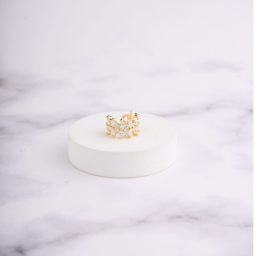 Marquise Ear Cuff - Gold
