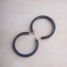 Load image into Gallery viewer, Maxi Hoop Earrings - Blue

