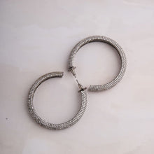 Load image into Gallery viewer, Maxi Hoop Earrings - White
