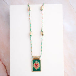 Mini Tag Thread Pendant Mozaati