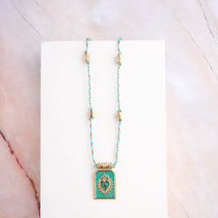 Mini Tag Thread Pendant Mozaati