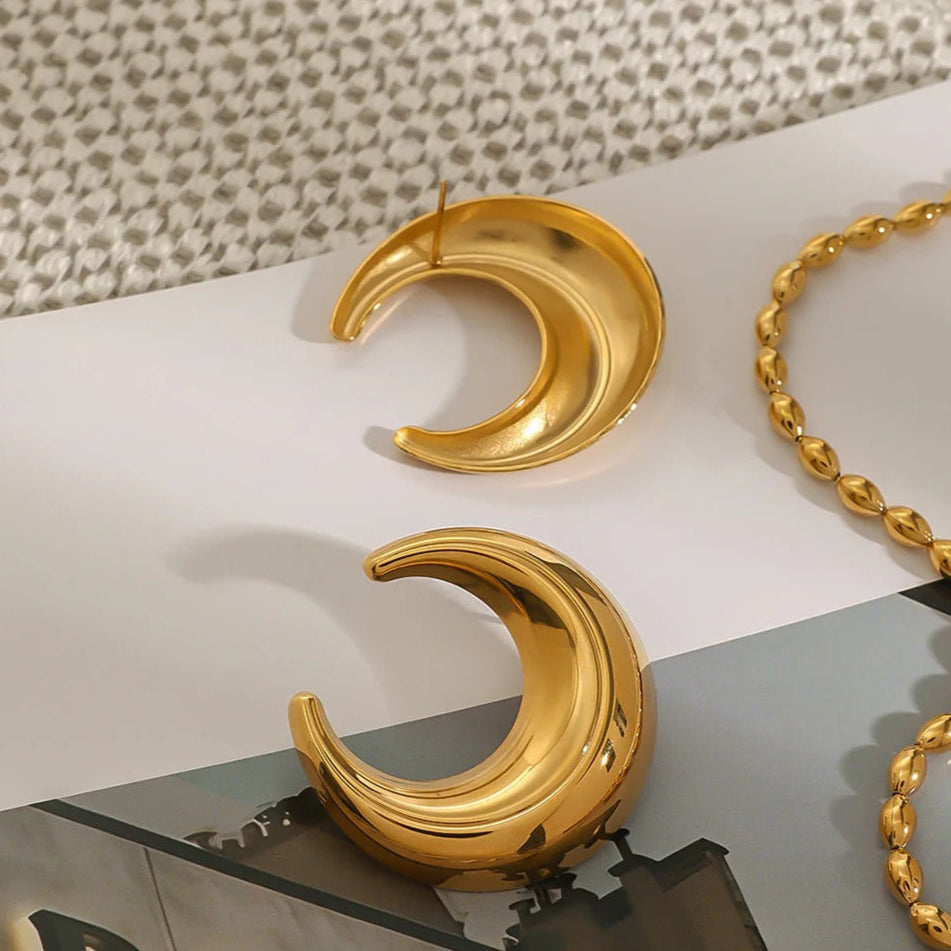 Moon Earrings Mozaati