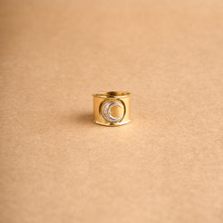 Moon Metal Ring Mozaati