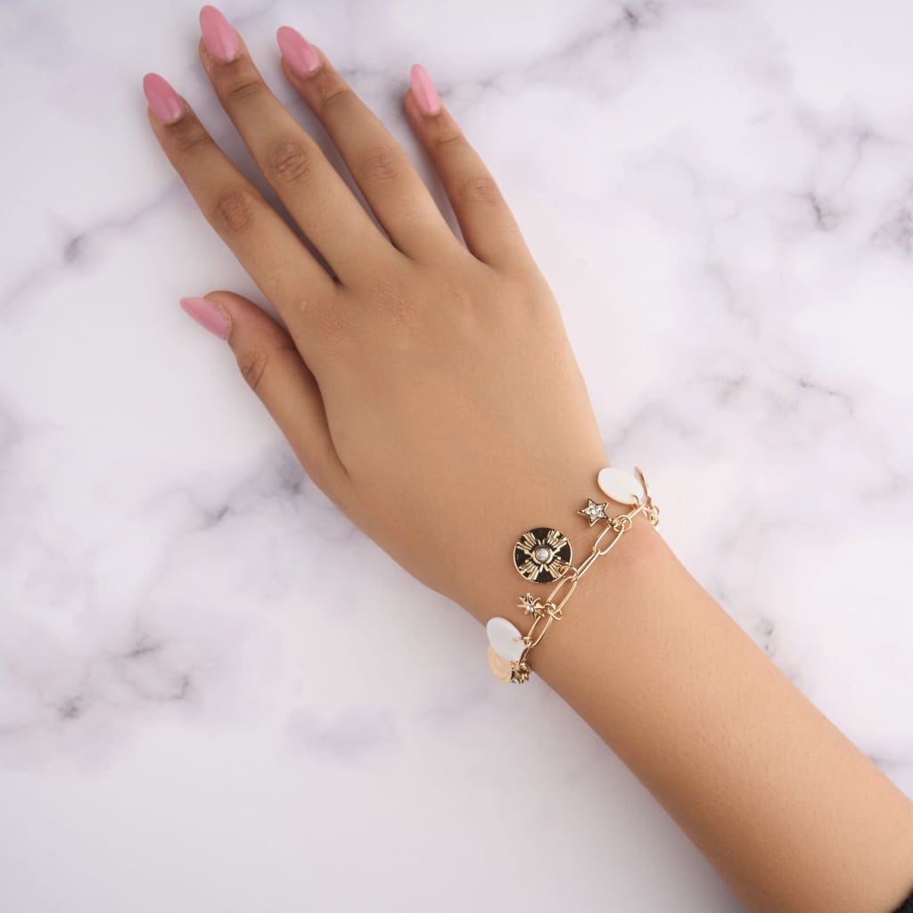 MoonTri Charm Bracelet