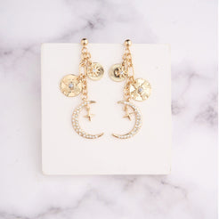 MoonTri Charm Necklace Set Mozaati