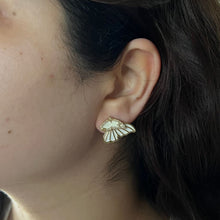 Load image into Gallery viewer, Mother of Pearl Butterfly Earrings

