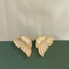 Load image into Gallery viewer, Mother of Pearl Butterfly Earrings
