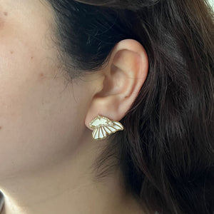 Mother of Pearl Butterfly Earrings