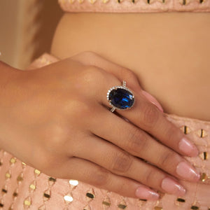 Neha Ring - Blue