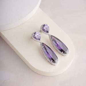 Nyle Earrings - Purple