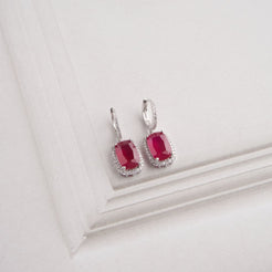 Orla Earrings - Red