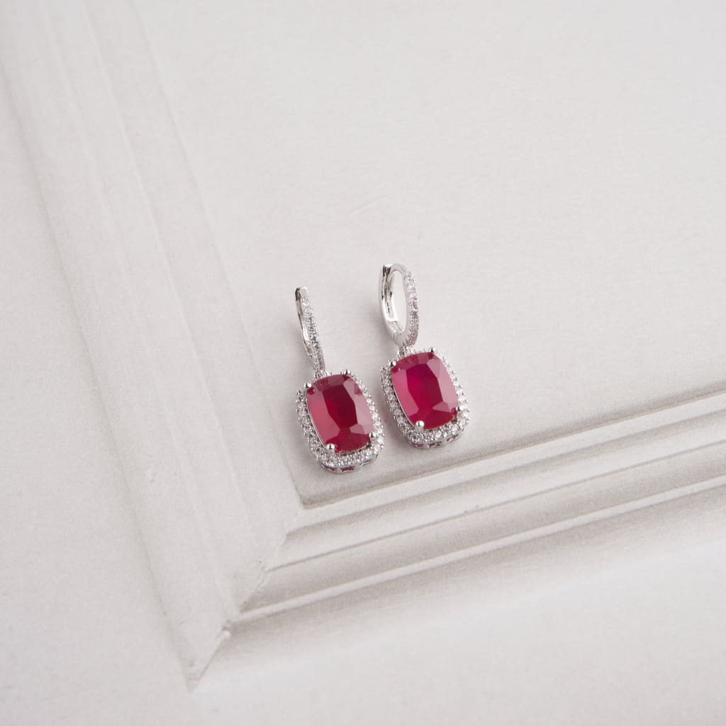 Orla Earrings - Red